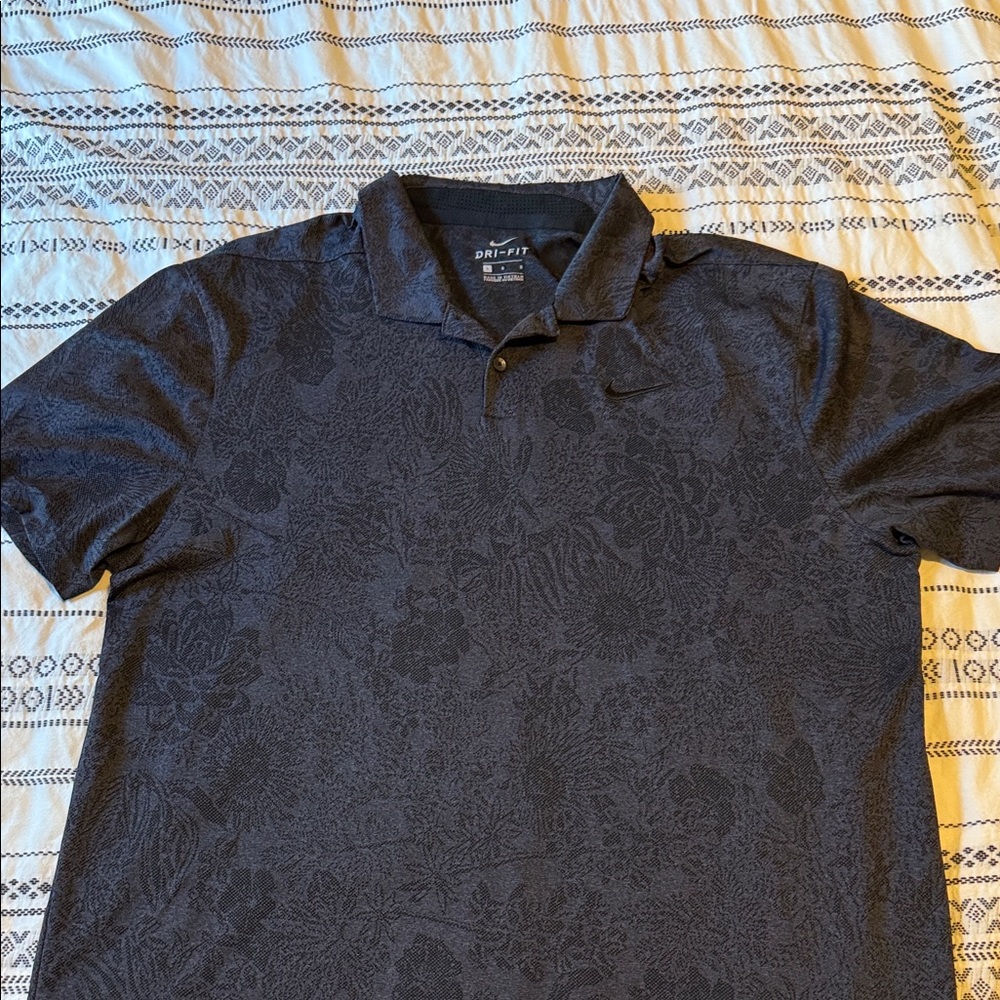Nike Men's Dark Gray Polo Shirt